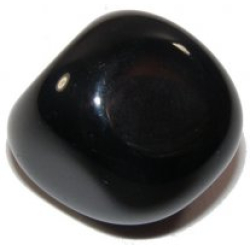 Black Agate tumble stone